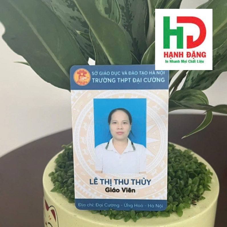 Thẻ Giáo Viên PVC Cao Cấp