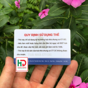 Thẻ Cư Dân PVC
