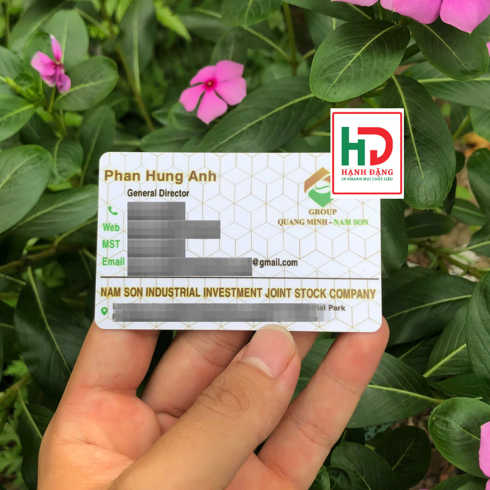 Thẻ Nhựa PVC Doanh Nhân