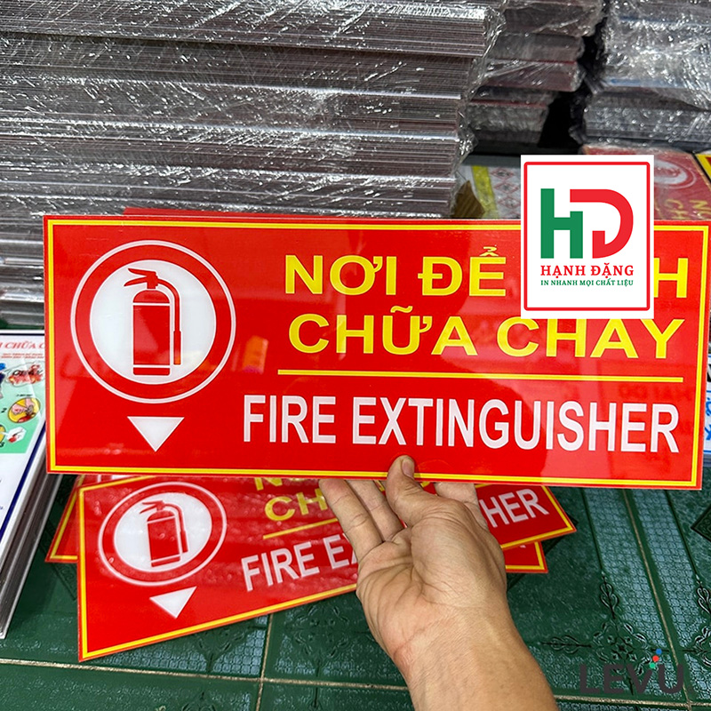 Biển Mica Chỉ Dẫn Phòng Cháy Chữa Cháy