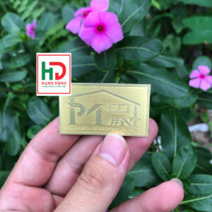 Tem Đồng Ăn Mòn Logo
