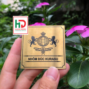 Tem Đồng Ăn Mòn Logo Thương Hiệu