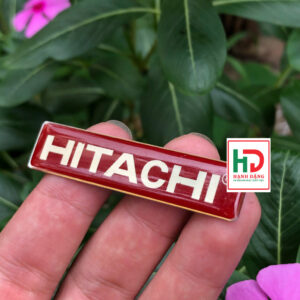 Tem Nhôm Đổ Keo Hitachi Nền Đỏ