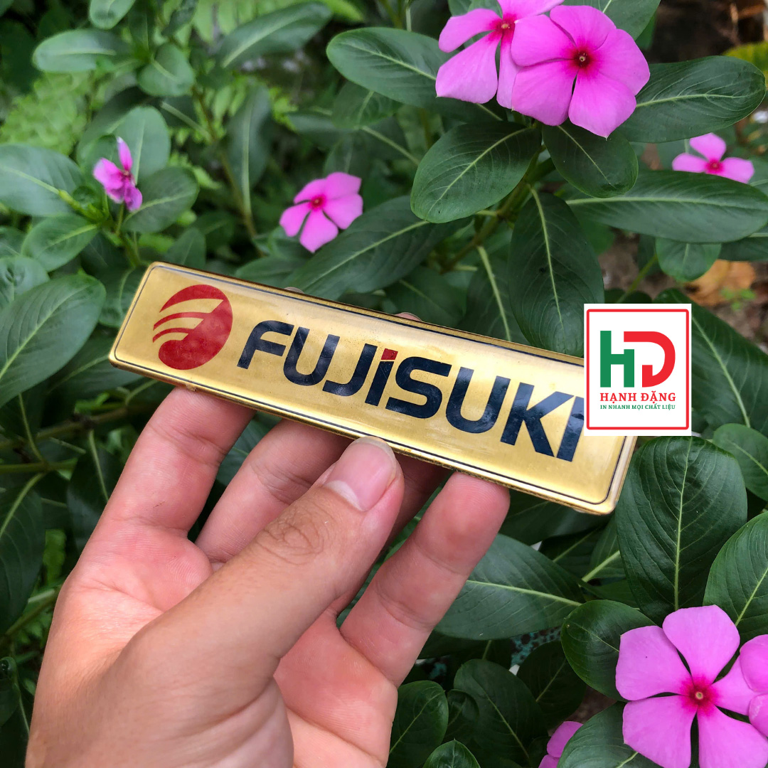 Tem Nhôm Đổ Keo Logo FUJISUKI